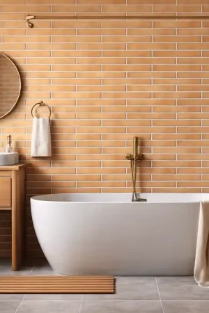 Carrelage CHROMA TERRACOTA 4,8x44,5 cm effet zellige Prix Choc